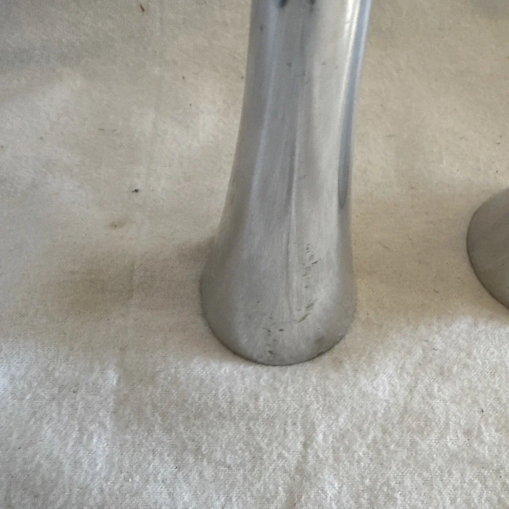 Nambre Heritage Curve Modernist Candlesticks by Lisa Smith Clean Lines 11